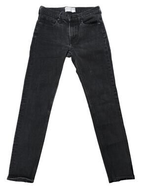 Everlane Women's Washed Black Skinny Jeans Mid Rise Small Ethical, Organic,